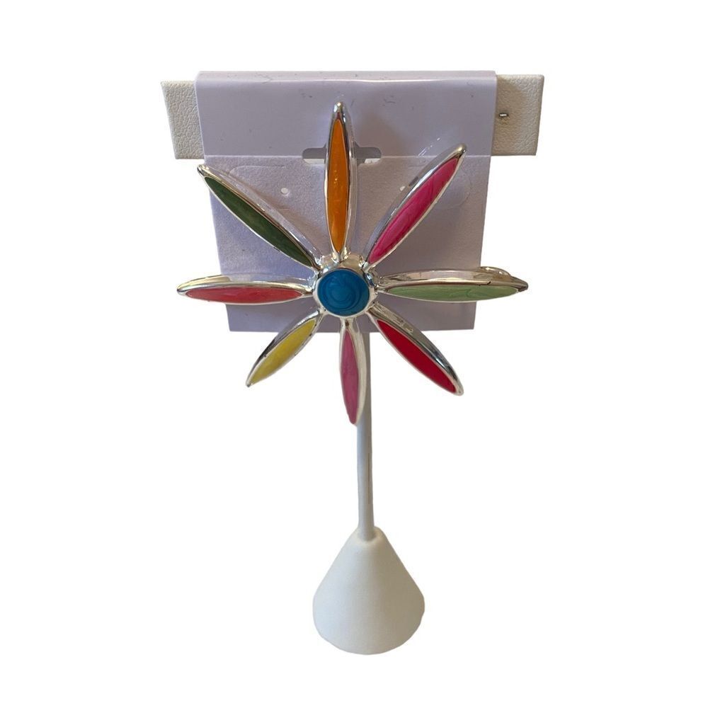 Vintage Starburst BroochPendant. Awesome Looking Mid Century Modern Piece.